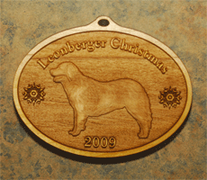 Leonberger Christmas Ornament