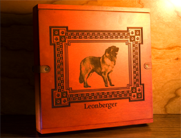Leonberger Chess Checkers & Backgammon Set